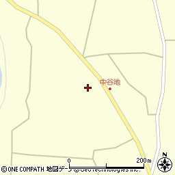 秋田県大館市岩瀬芋岱周辺の地図