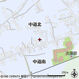 秋田県大館市下代野中道北31-1周辺の地図