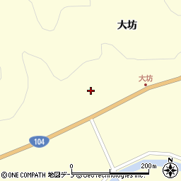 青森県三戸郡田子町山口八幡平周辺の地図