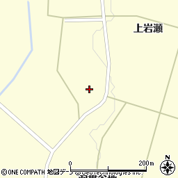 秋田県大館市岩瀬上岩瀬49周辺の地図