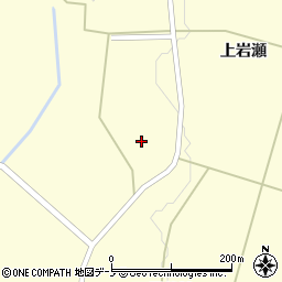 秋田県大館市岩瀬上岩瀬48周辺の地図