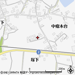 秋田県大館市大茂内塚下58周辺の地図