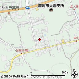 秋田県鹿角市十和田大湯大湯5-2周辺の地図