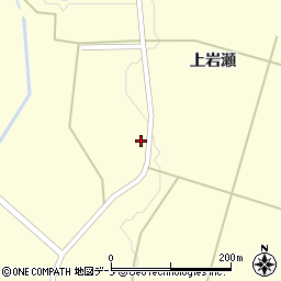 秋田県大館市岩瀬上岩瀬21周辺の地図