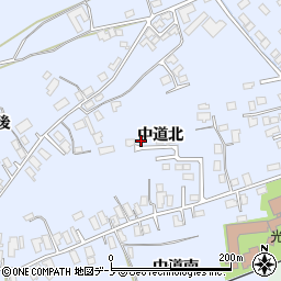 秋田県大館市下代野中道北30-21周辺の地図
