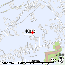 秋田県大館市下代野中道北30-18周辺の地図