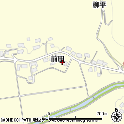 秋田県鹿角市十和田山根前田37周辺の地図