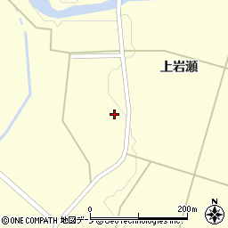 秋田県大館市岩瀬上岩瀬22周辺の地図