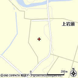 秋田県大館市岩瀬上岩瀬46周辺の地図