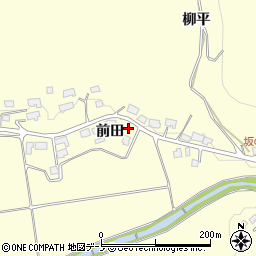 秋田県鹿角市十和田山根前田35周辺の地図