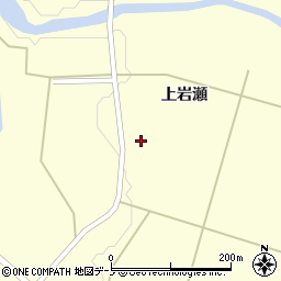 秋田県大館市岩瀬上岩瀬8周辺の地図