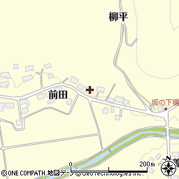 秋田県鹿角市十和田山根前田68周辺の地図