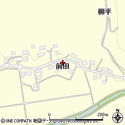 秋田県鹿角市十和田山根前田34周辺の地図