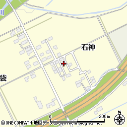 秋田県大館市松木石神42周辺の地図