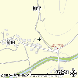 秋田県鹿角市十和田山根前田61周辺の地図