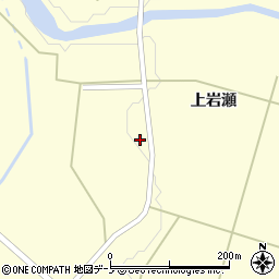 秋田県大館市岩瀬上岩瀬25周辺の地図