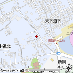 秋田県大館市下代野中道北20周辺の地図