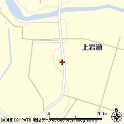 秋田県大館市岩瀬上岩瀬26周辺の地図