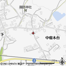 秋田県大館市大茂内塚下61周辺の地図