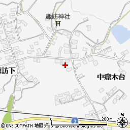 秋田県大館市大茂内諏訪下168周辺の地図