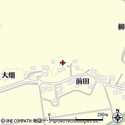 秋田県鹿角市十和田山根前田81周辺の地図