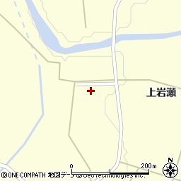 秋田県大館市岩瀬上岩瀬42周辺の地図