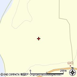 青森県三戸郡田子町山口陣場平周辺の地図