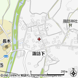 秋田県大館市大茂内諏訪下142-4周辺の地図