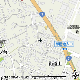 秋田県大館市釈迦内街道上137周辺の地図