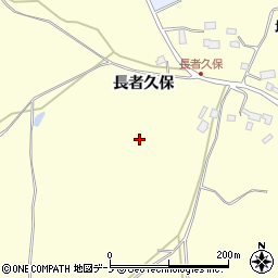 秋田県鹿角市十和田山根長者久保周辺の地図