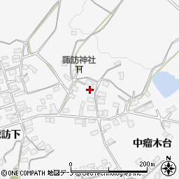 秋田県大館市大茂内諏訪下174周辺の地図