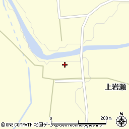 秋田県大館市岩瀬上岩瀬33周辺の地図