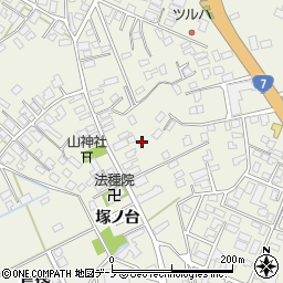秋田県大館市釈迦内街道上30周辺の地図