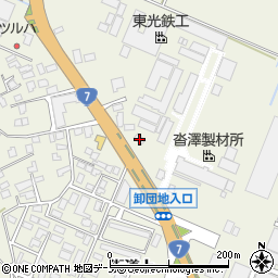 秋田県大館市釈迦内街道上56周辺の地図