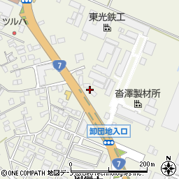秋田県大館市釈迦内街道上18周辺の地図