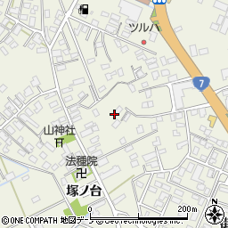 秋田県大館市釈迦内稲荷山下29周辺の地図