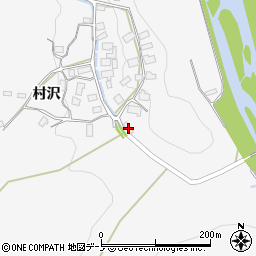 秋田県鹿角郡小坂町大地上村61周辺の地図