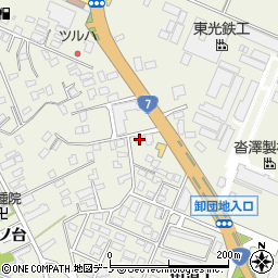 秋田県大館市釈迦内街道上143周辺の地図