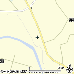 秋田県大館市岩瀬赤川3周辺の地図