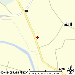 秋田県大館市岩瀬赤川37周辺の地図