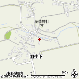 秋田県大館市釈迦内小釈迦内18周辺の地図