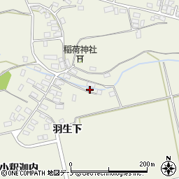 秋田県大館市釈迦内小釈迦内20周辺の地図