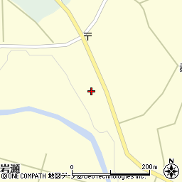 秋田県大館市岩瀬赤川5周辺の地図