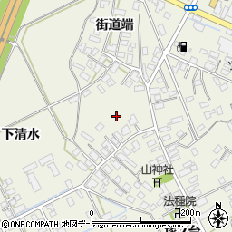 秋田県大館市釈迦内板子石23周辺の地図