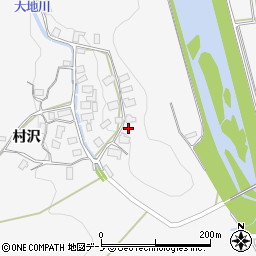 秋田県鹿角郡小坂町大地上村64周辺の地図