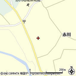 秋田県大館市岩瀬赤川31周辺の地図