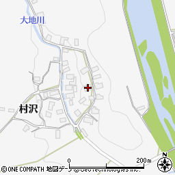 秋田県鹿角郡小坂町大地上村116周辺の地図
