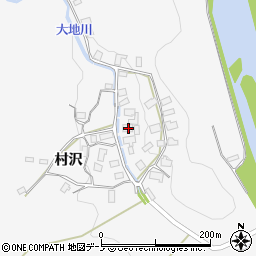 秋田県鹿角郡小坂町大地上村122周辺の地図