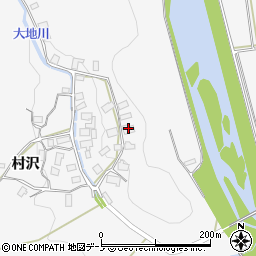 秋田県鹿角郡小坂町大地上村115周辺の地図