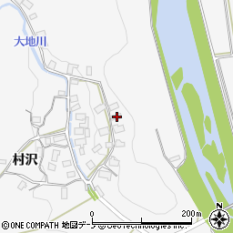 秋田県鹿角郡小坂町大地上村114周辺の地図